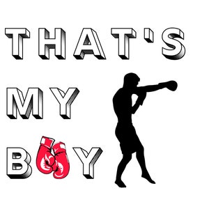Ese es mi niño Boxeo SVG