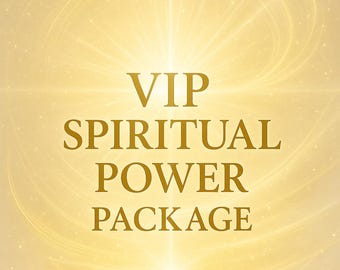 VIP Spiritual Power Package – Advanced Energy Healing, Aura Cleansing & Prosperity Boost