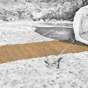 Bamboo Walkway - Glamping Accessories