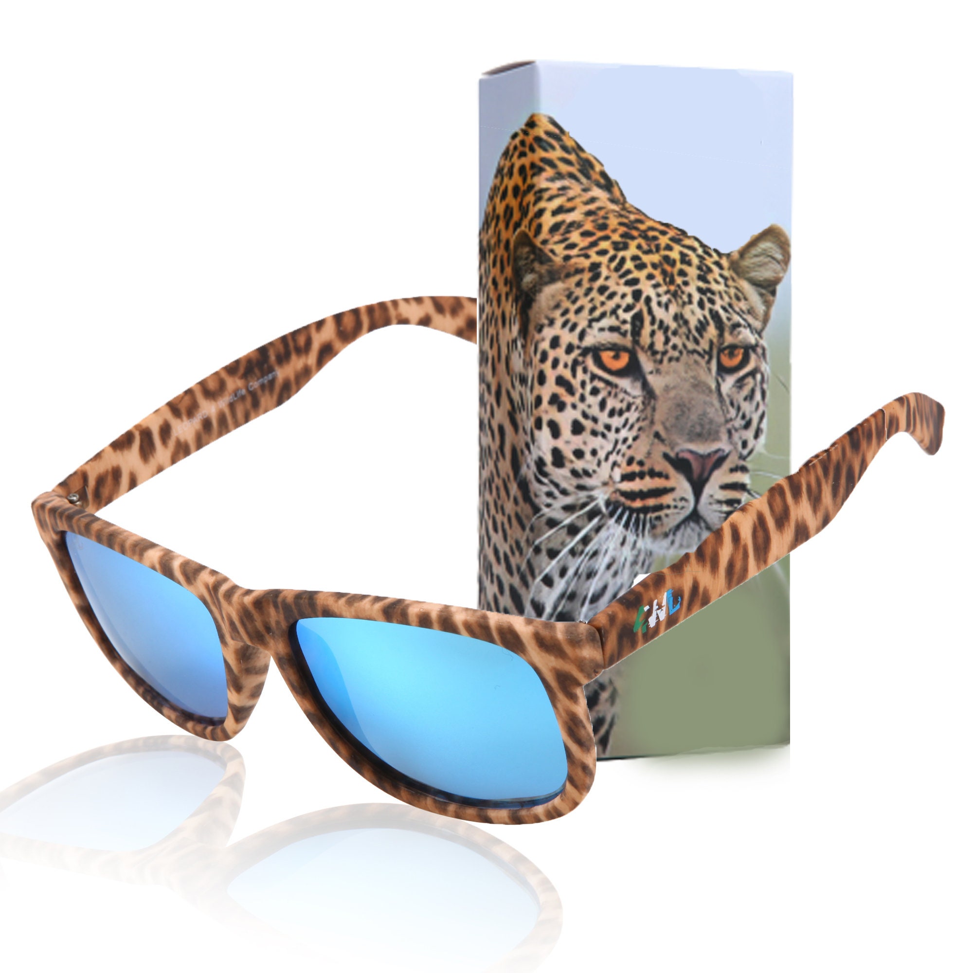 Leopard Hat & Sunglass Set main image 0