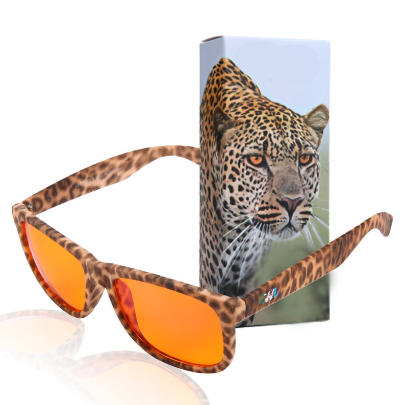 ALL ABOARD SUNGLASSES CHOCOLATE / LEOPARD