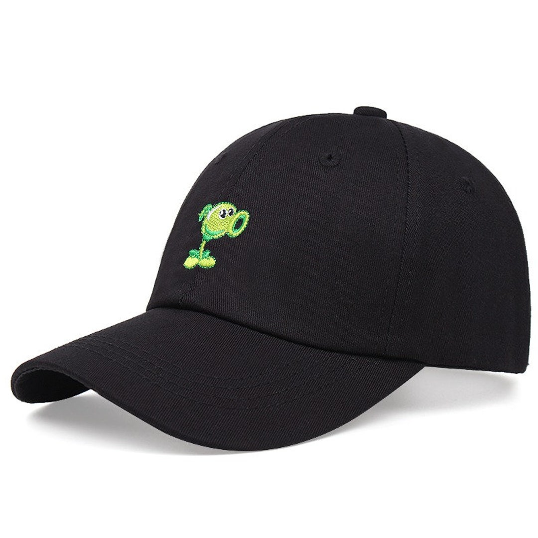 Peashooter Embroidered Dad Hat Plants Vs Zombies Baseball Cap Etsy