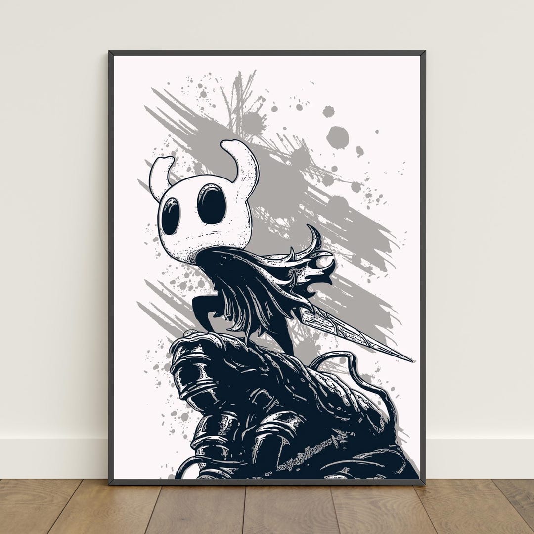 Hollow Knight Poster | Hallownest Wall Art | Game Canvas Print #2 - Etsy