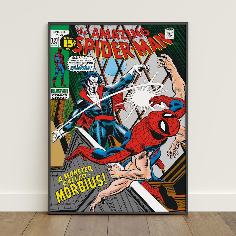 Spiderman Comic Book Covers Poster | Peter Parker Wall Art | Movie ...