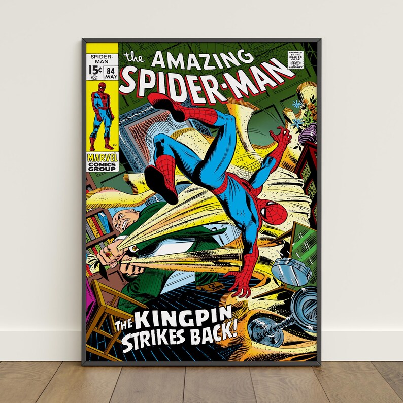 Spiderman Comic Book Covers Poster | Peter Parker Wall Art | Movie ...