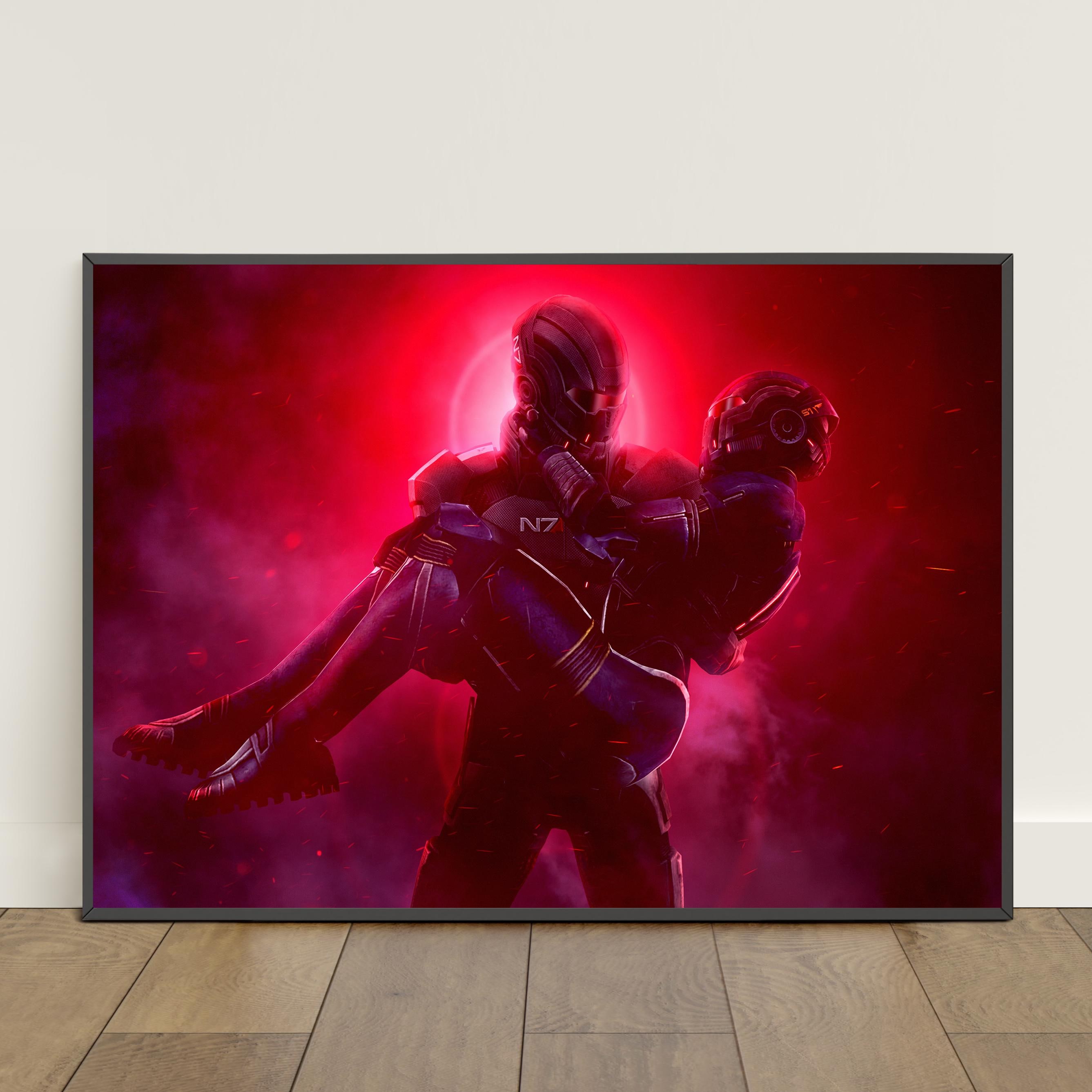 Affiche Mass Effect Andromeda – Ryder, édition Haute Qualité, Papier, UK