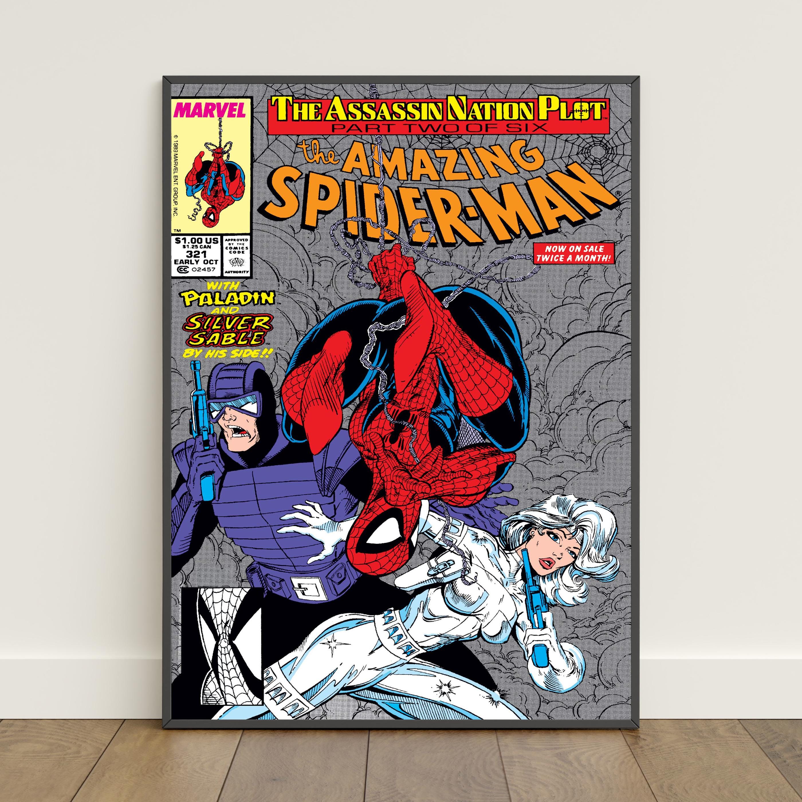 Spiderman Comic Book Covers Poster | Peter Parker Wall Art | Movie ...