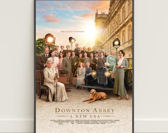 Downton Abbey Poster | Historical Drama Wall Art | TV Show Canvas Print