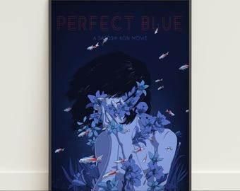 Perfect Blue Poster | Satoshi Kon Wall Art | Movie Canvas Print