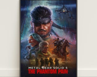 メタルギアソリッド - スネーク＆オタコン 約8x10インチのポスター