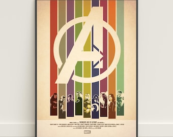 Avengers Poster | Iron Man Wall Art | Movie Canvas Print #2