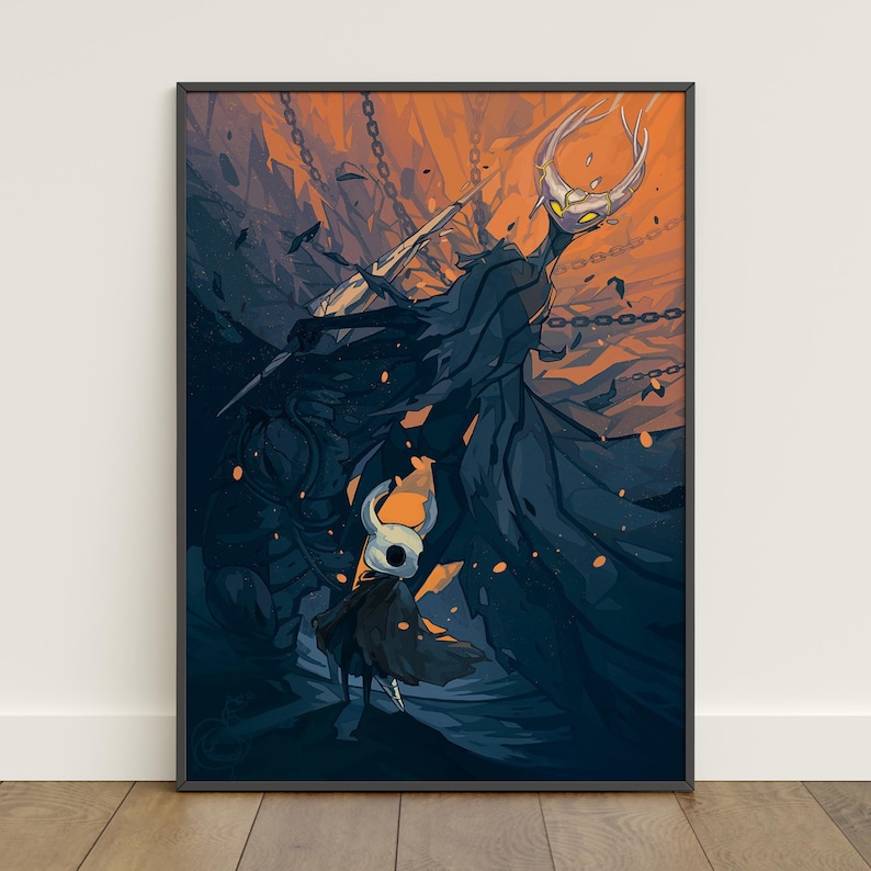 Hollow Knight Poster | Hallownest Wall Art | Game Canvas Print #9 - Etsy