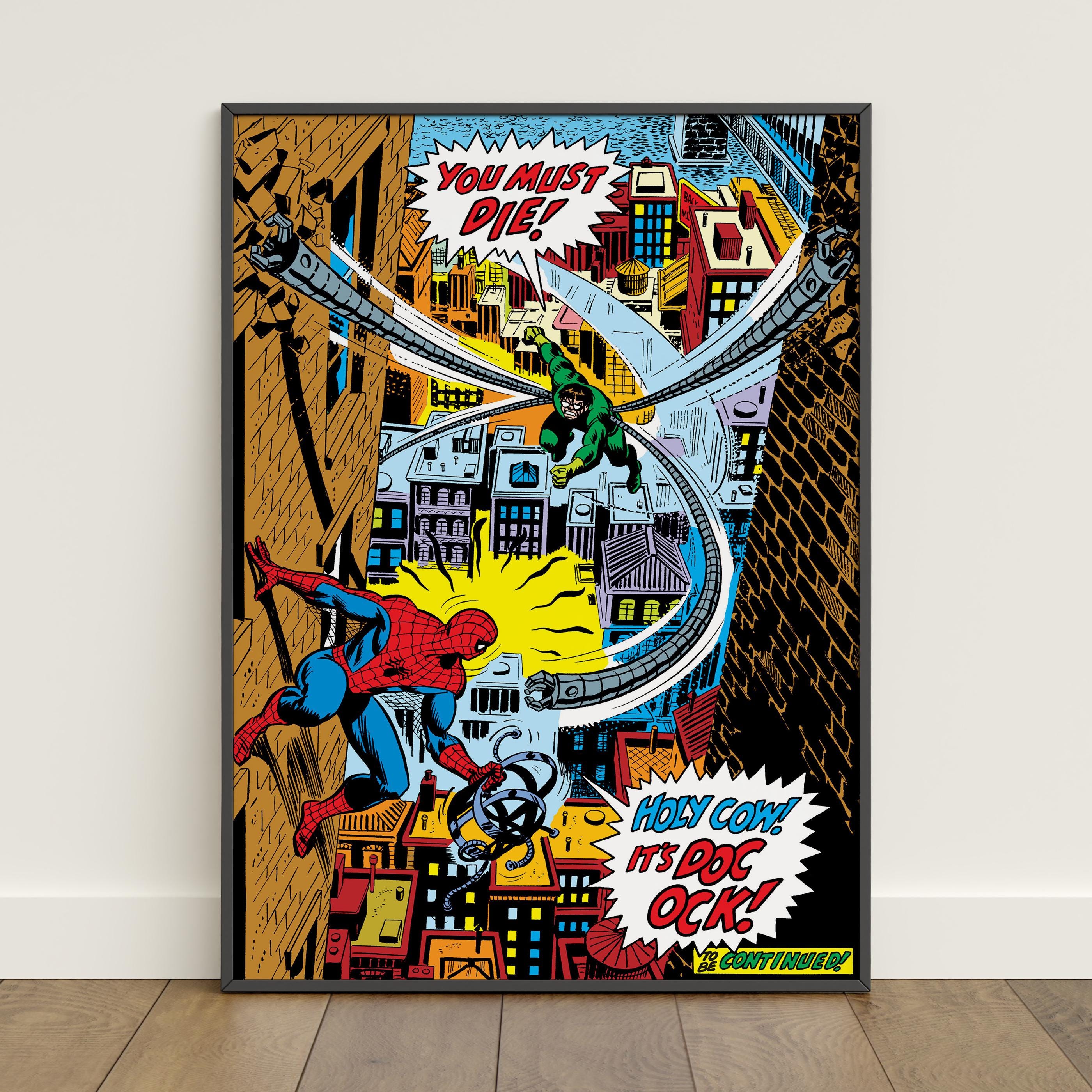 Spiderman Comic Book Covers Poster | Peter Parker Wall Art | Movie ...