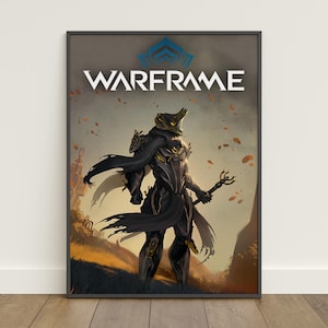 Warframe Poster | Video Game Wall Art | Gamer Room Decor | Game