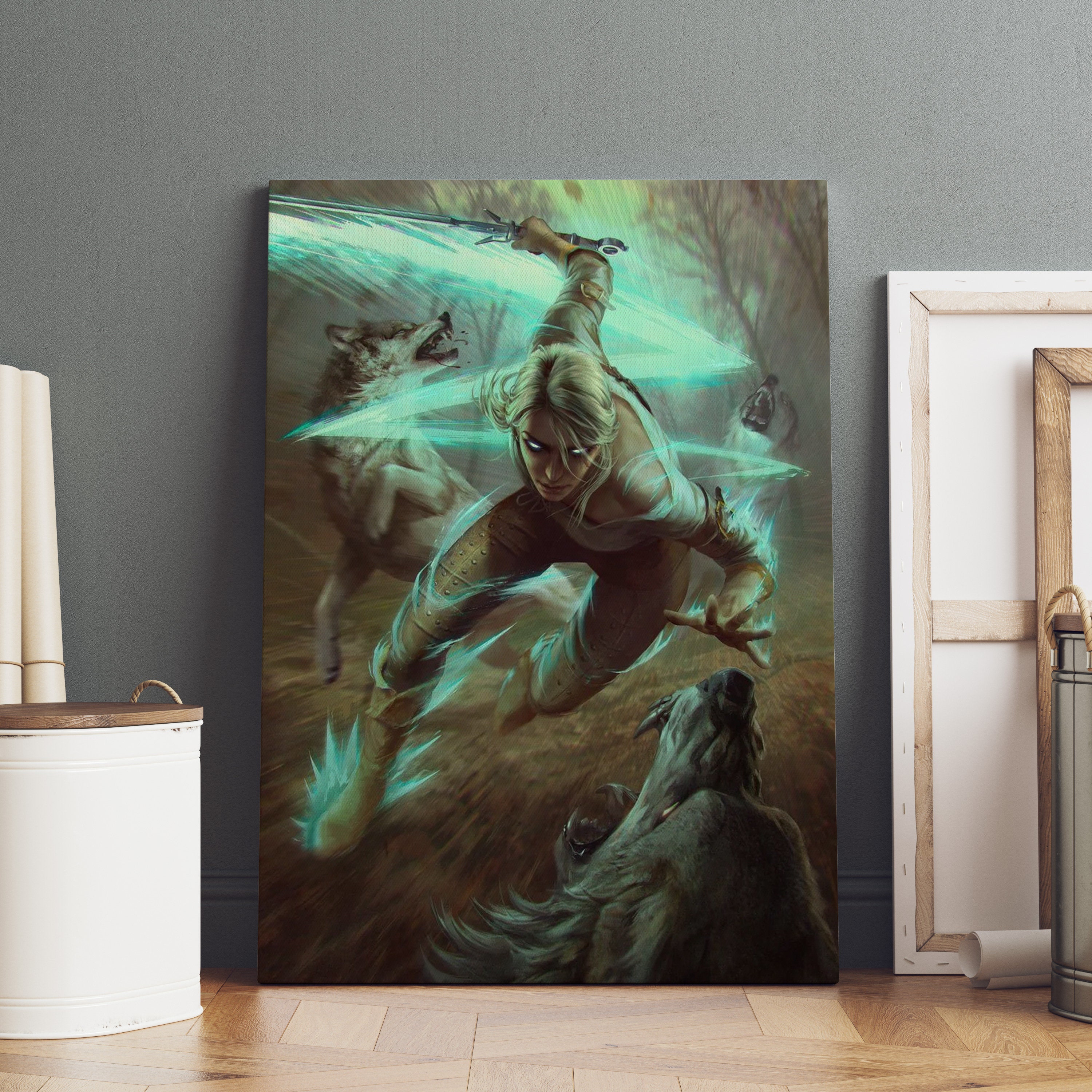 The Witcher 3 Wild Hunt Blood and Wine Block Giant Wall Art Poster