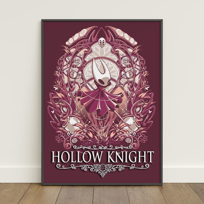 Hollow Knight Poster | Hallownest Wall Art | Game Canvas Print #10 - Etsy