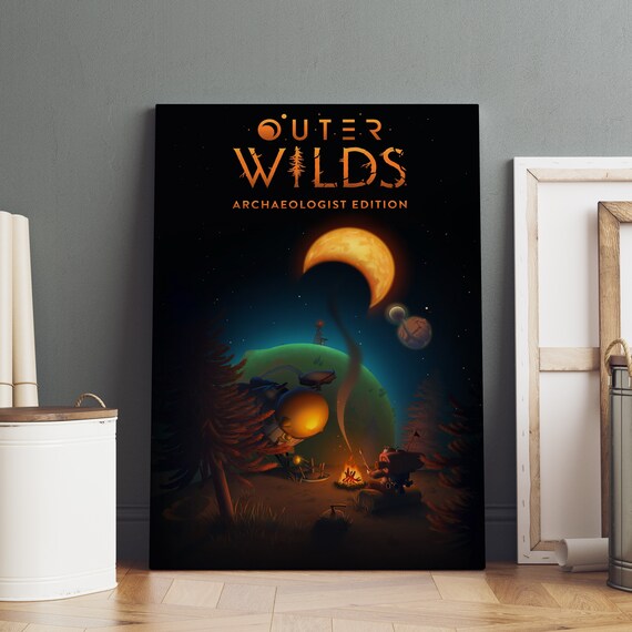 Outer Wilds Game Poster Planets Video Game Print Canvas Painting