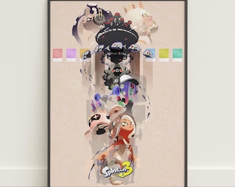 スプラトゥーン2 オクト・エキスパンションのアートワーク - ポスター