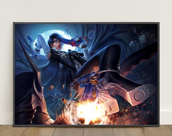 Bayonetta Poster | Cereza Wall Art | Game Canvas Print #3