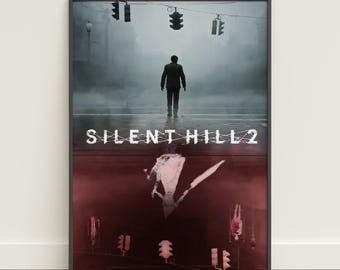 Silent Hill 2 Poster | James Sunderland Wall Art | Game Canvas Print