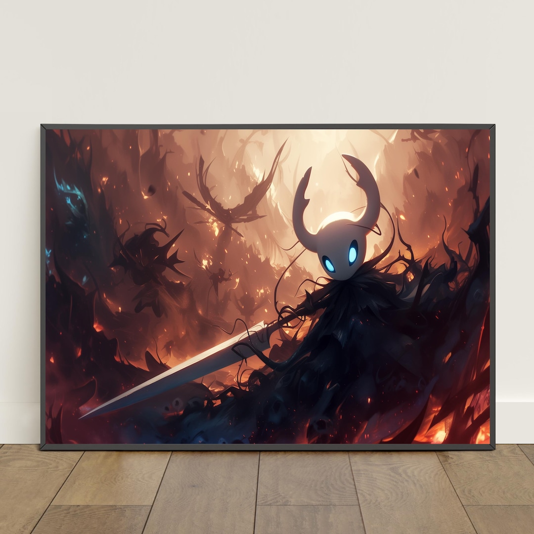 Hollow Knight Poster | Hallownest Wall Art | Game Canvas Print #8 - Etsy