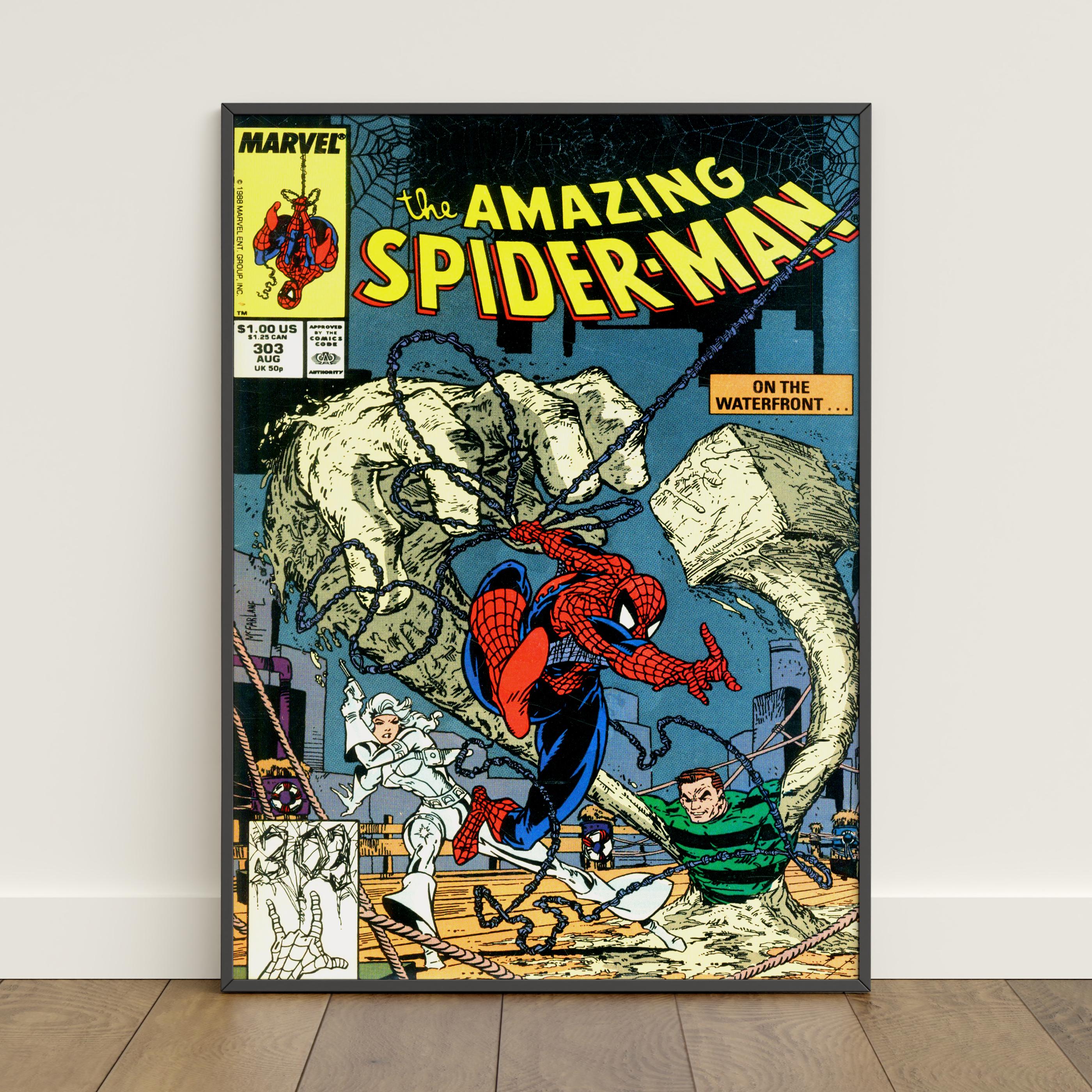 Spiderman Comic Book Covers Poster | Peter Parker Wall Art | Movie ...
