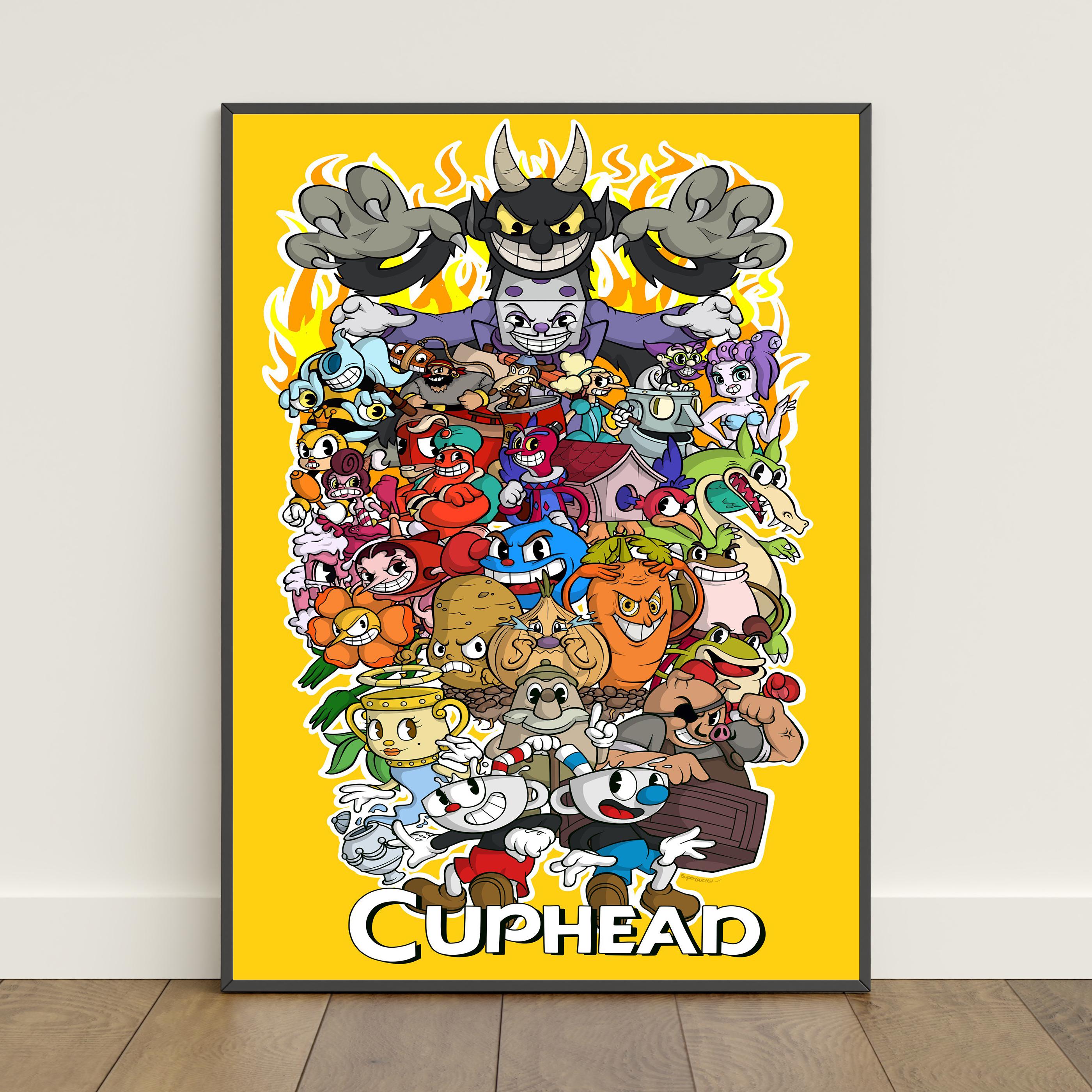 Cuphead poster - Etsy 日本