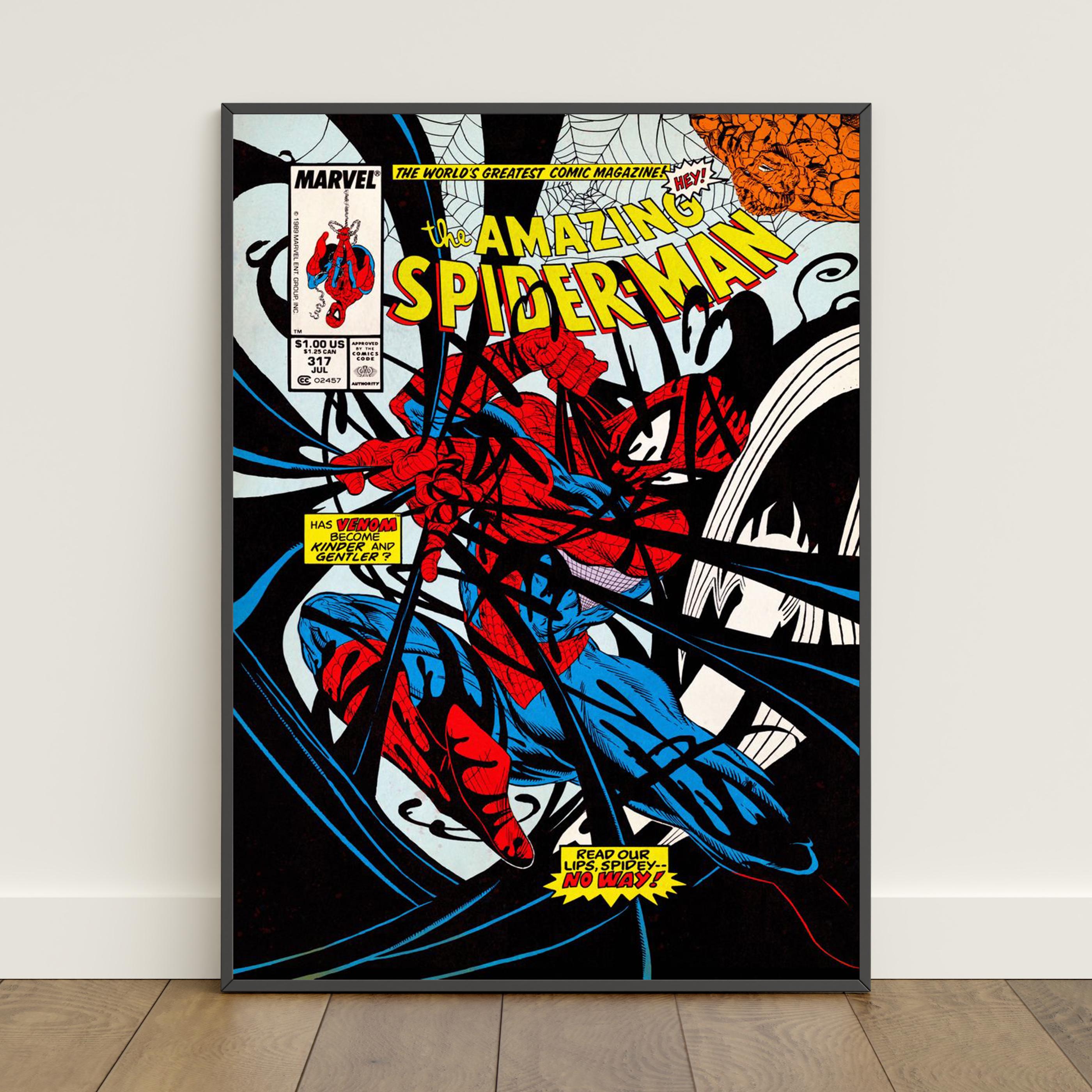 Spiderman Comic Book Covers Poster | Peter Parker Wall Art | Movie ...