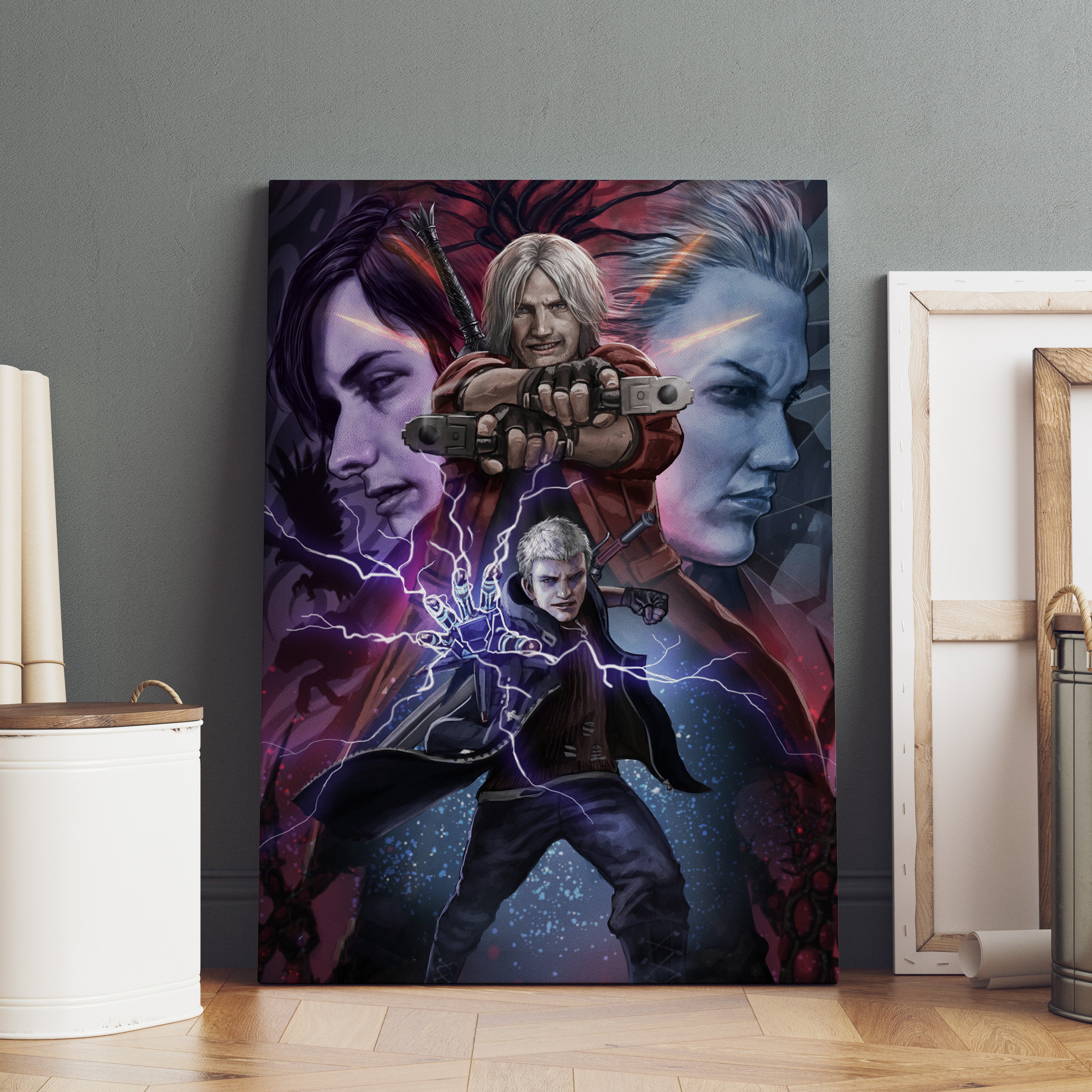 Devil swordsman Illusion:DMC5:Devil May Cry V - Vergil - Posters and Art  Prints