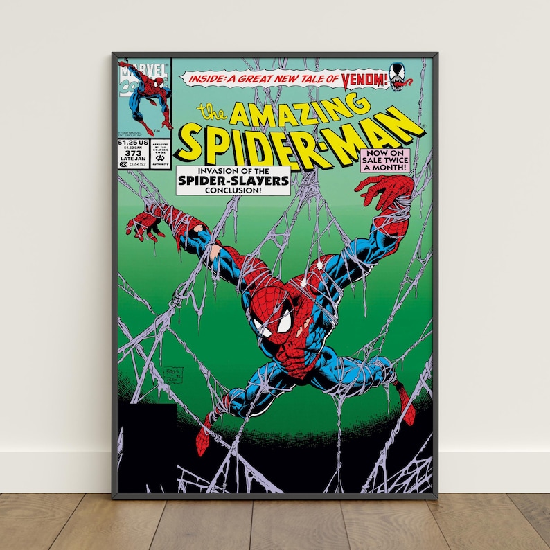 Spiderman Comic Book Covers Poster | Peter Parker Wall Art | Movie ...
