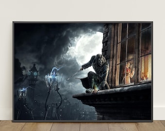 Dishonored-poster | Corvo Attano-muurkunst | Gamecanvasafdruk #2