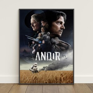 Star Wars Andor Poster | Cassian Andor Wall Art | Movie Canvas Print