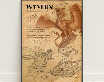 Dungeons & Dragons Monster Poster | Beholder Wall Art | Game Canvas Print