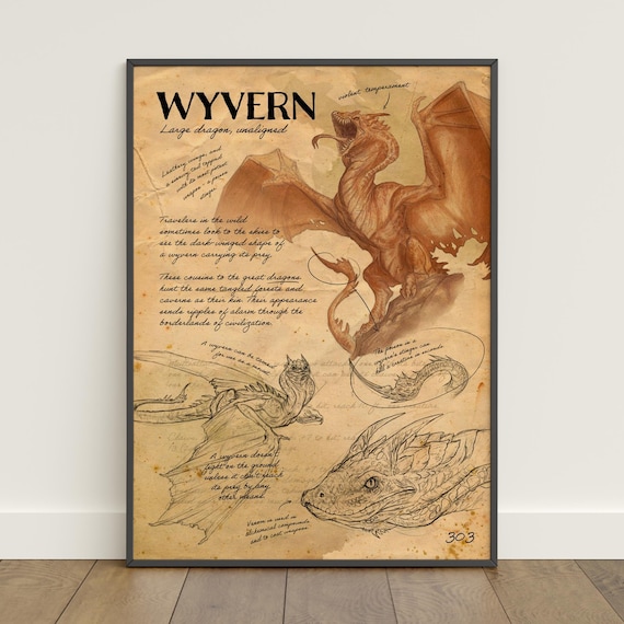 Dungeons & Dragons Monster Poster | Beholder Wall Art | Game Canvas Print