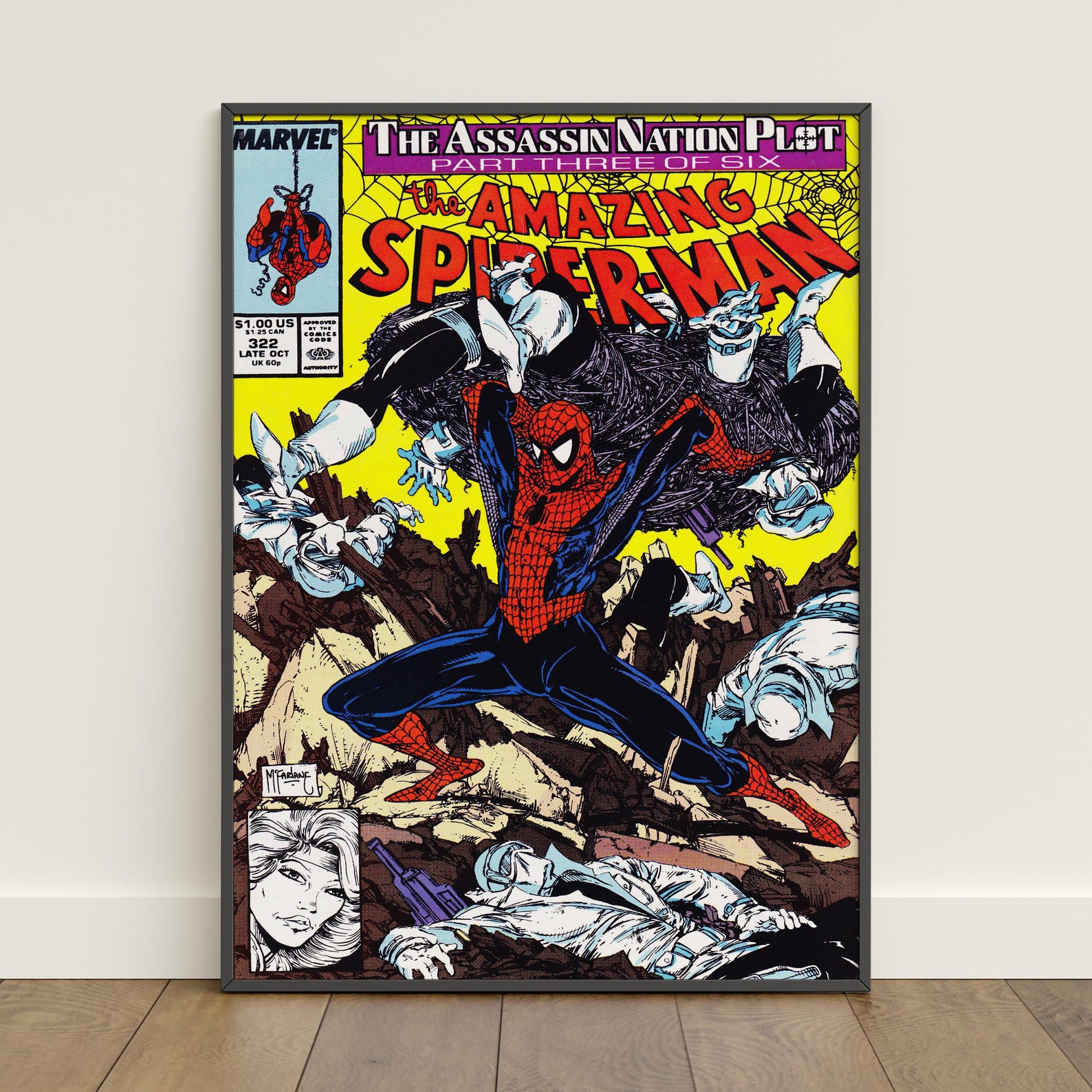 Spiderman Comic Book Covers Poster | Peter Parker Wall Art | Movie ...
