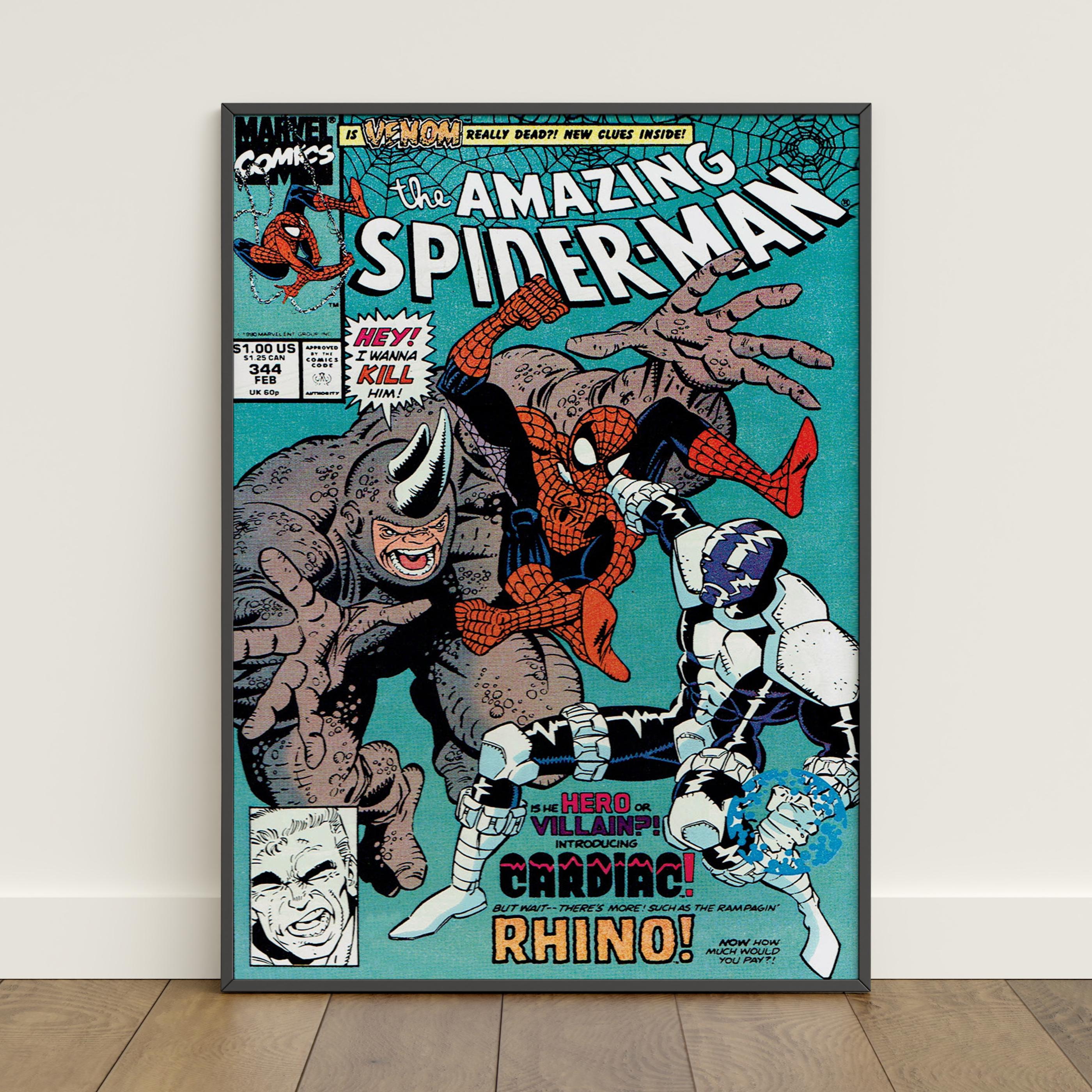 Spiderman Comic Book Covers Poster | Peter Parker Wall Art | Movie ...