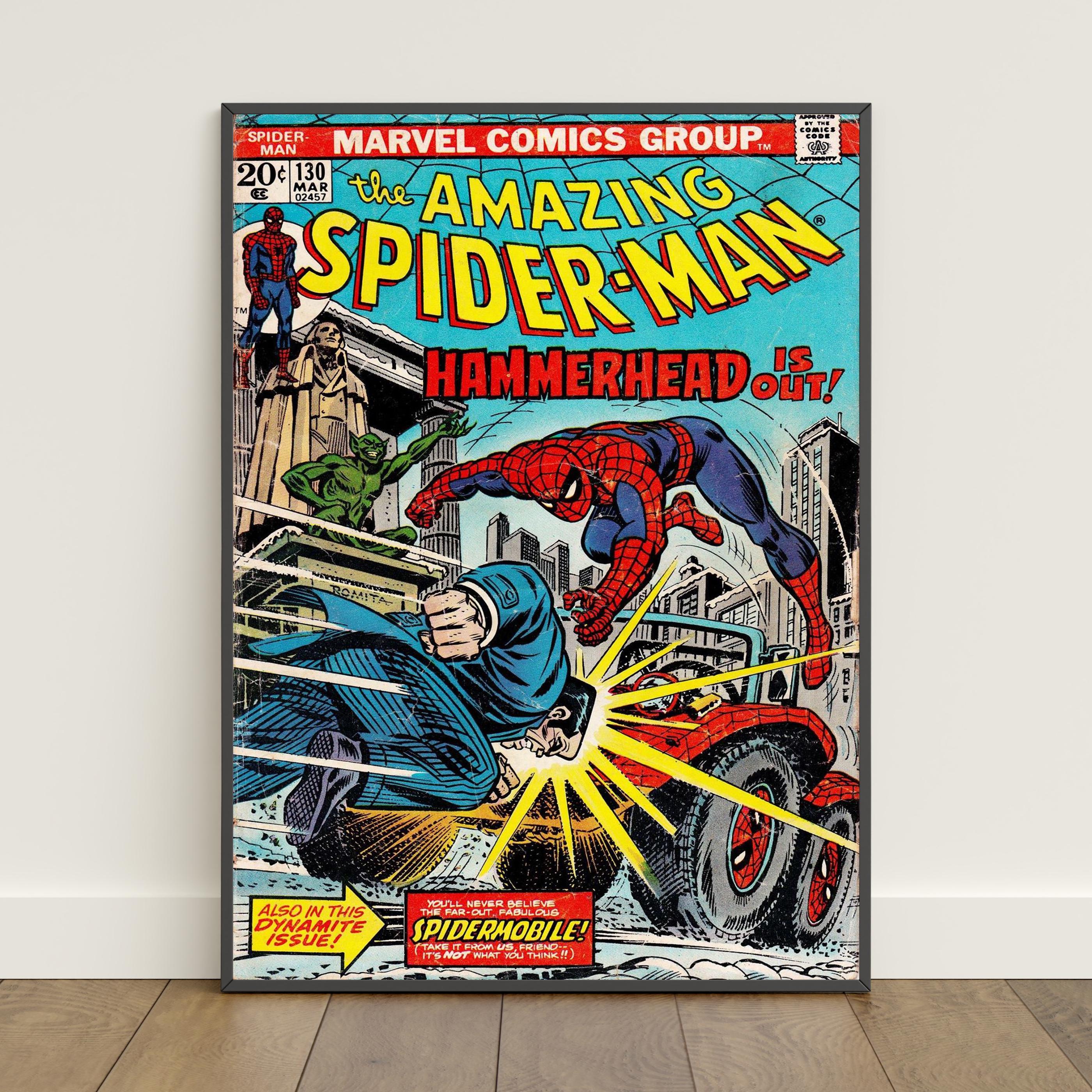Spiderman Comic Book Covers Poster | Peter Parker Wall Art | Movie ...