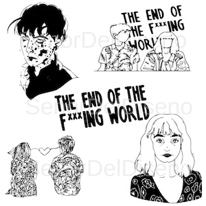 The End Of The F***ing World Svg-Alyssa svg-James svg-Digital Prints
