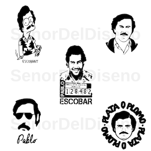 Pablo Escobar SVG | Pablo Escobar clip art | Pablo Escobar | Pablo Escobar Download | Pablo Escobar | Columbia | Cricut