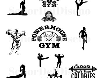 Bodybuilding Svg, Gym SVG Bundle, Fitness Svg, Aerobic Svg, Weights Svg,Workout SVG Bundle, Exercise Svg, Motivational Svg,Workout Shirt Svg