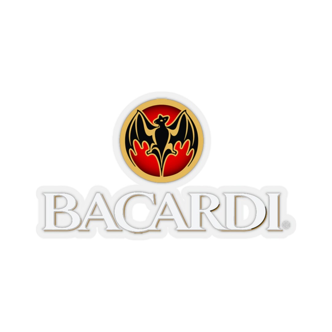 Bacardi Rum Cooler Fridge Gear Sticker Etsy