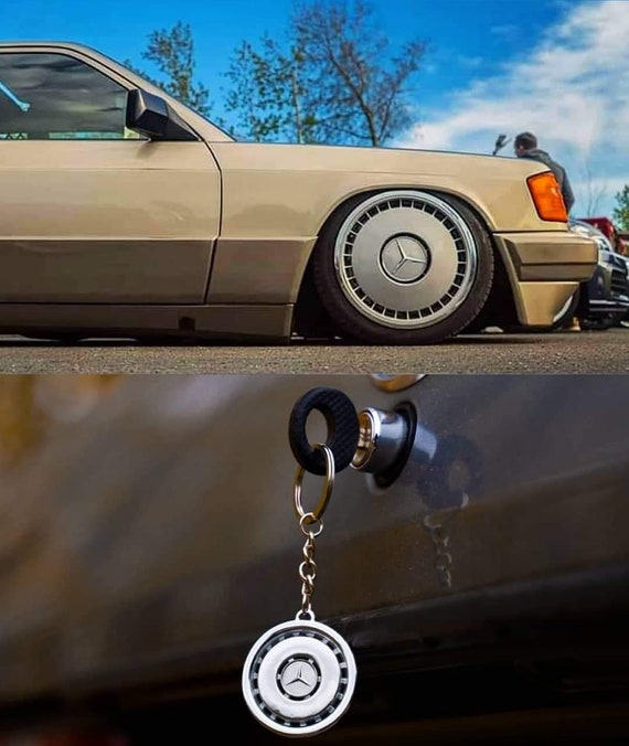 Car Keychain Pendant Key Chain Ring For Mercedes Benz W124 W203