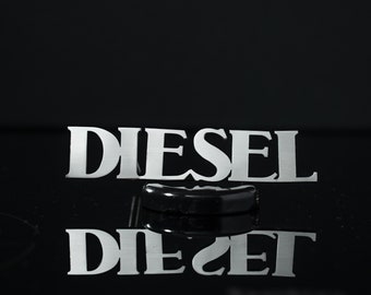 Diesel Badge for Mercedes W201 W124 W126 W140 W202 Accessories Star Ornament New Stainless Steel Bagged Slammed