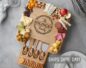 Bulk Christmas Gifts for Coworkers, Charcuterie Board Personalized Corporate Gifts for Employees with Logo, Employee Gifts, Coworker Gift