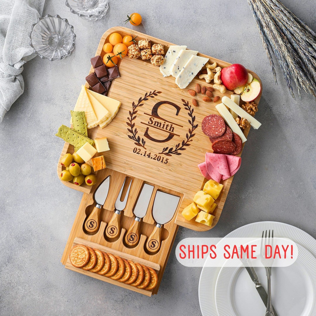 Large Charcuterie Boards Gift Set, Wedding Gifts for