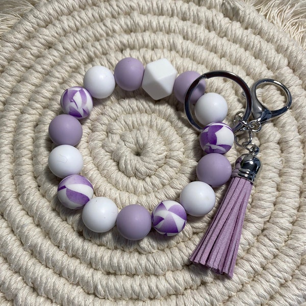 Keychain Bracelet Silicone Etsy