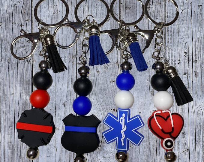 First Responder Keychain  EMS Week Nurses Week