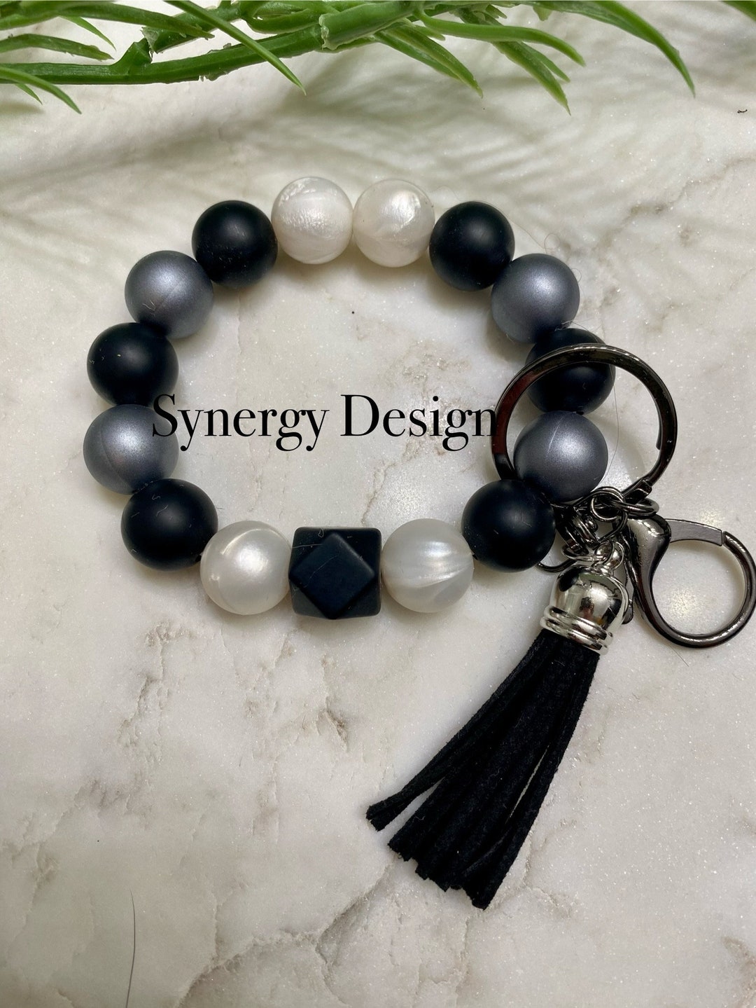 Wristlet Keychains Stretchy Keychain/custom Keychain/silicone Etsy