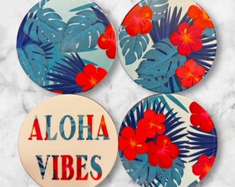 Aloha Vibes Coaster Set