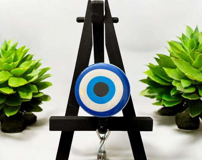 Evil Eye Protection Badge Reel- protection-badge reel-nurse-gift